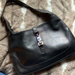 Authentic black Gucci vintage purse